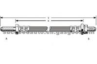 Brake Hose For FORD AUTOS 1613351