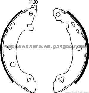 Brake Shoes For Alfa Remeo 9950814