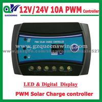 12V/24V 10A Mini Solar Charge Controller