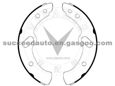 Brake Shoes For CHEVROLET S672-1458