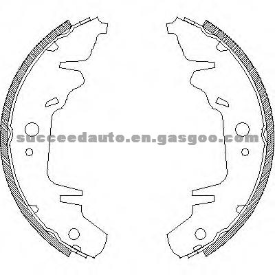 Brake Shoes For CHRYSLER FN11814