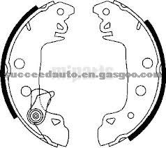 Brake Shoes For CITROEN 424117