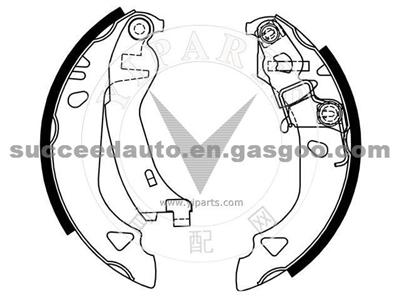 Brake Shoes For FIAT FN0540