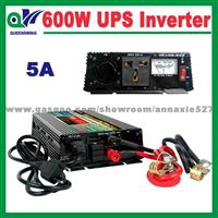 UPS Power Inverter With Charger(600W DC 24V To AC 220V )