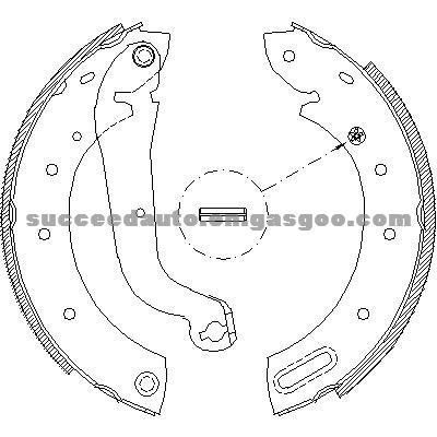 Brake Shoes For FORD 1954496