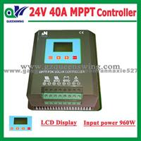 MPPT Solar Charge Controller With Time And Light Controller (24V 40A)