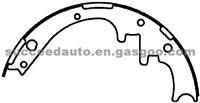 Brake Shoes For MAZDA ZZL02638Z