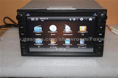 Glonass.GPS Universal 2-Din Car Dvd Gps