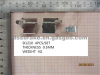 BRAKE ACCESSORIES/BRAKE PAD CLIPS/BRAKE FITTING KITS:D1210