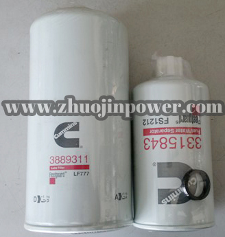 Cummins Oil Filter Element LF777 For Truck / Auto, Fuel And Oil Separator, Truck Oil Filter
