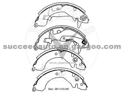 Brake Shoes For MITSUBISHI FN6670