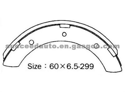 Brake Shoes For MITSUBISHI MB060102