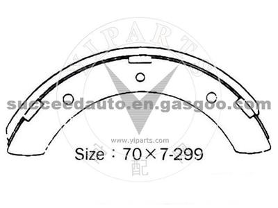 Brake Shoes For MITSUBISHI FN6627