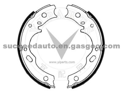 Brake Shoes For NISSAN 3616089TA0