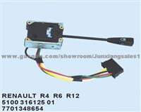 Renault R4 R6 R12 Wiper Switch