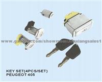 Key Set For Peugeot 4Pcs/Set