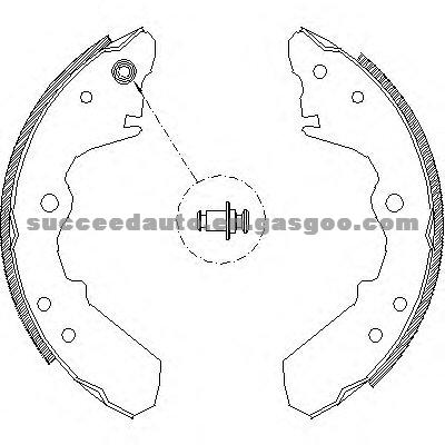 Brake Shoes For OPEL 90543385