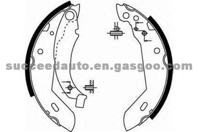 Brake Shoes For PEUGEOT 424125