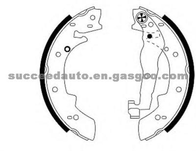 Brake Shoes For PEUGEOT 424156