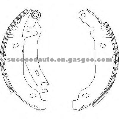 Brake Shoes For RENAULT 416902