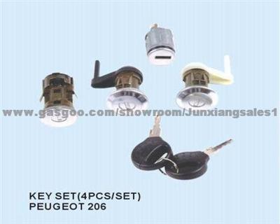 Peugeot 206 Key Set 4Pcs/Set