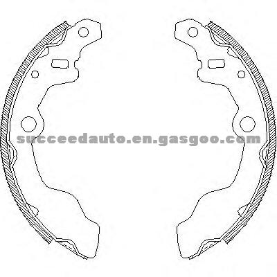 Brake Shoes For SUBARU FN7728