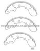 Brake Shoes For SUZUKI 5320061J00
