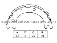 Brake Shoes For TOYOTA FN0019