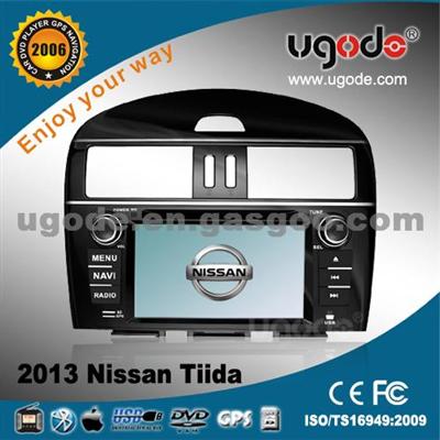 Ugode Car Gps Tv Bluetooth Sd Dvd Radio For 2013 NISSAN Tiida