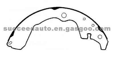 Brake Shoes For TOYOTA 0449501040