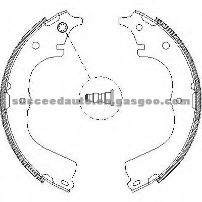 Brake Shoes For TOYOTA FN2317