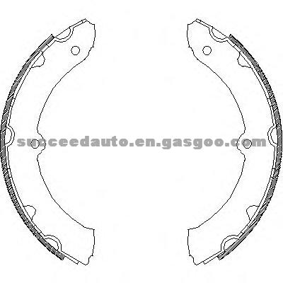 Brake Shoes For TOYOTA 0449536080