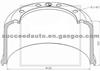 Brake Drum For BPW 03.109.77.16.0