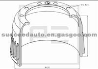 Brake Drum For BPW 03.106.77.11.0