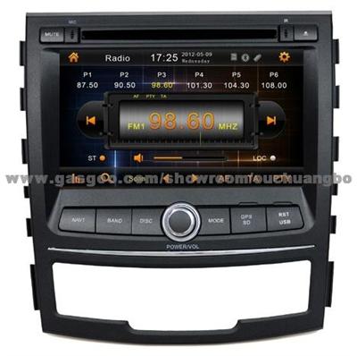 Car Audio GPS Radio For Ssangyong Korando 2013 Factory Price