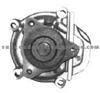 Water Pump For HONDA 19200PA5700