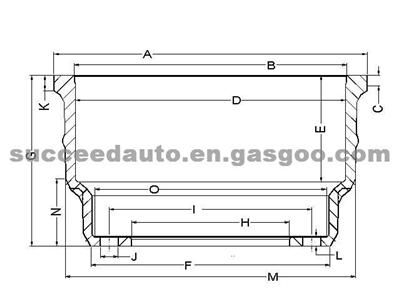 Brake Drum For GUNITE 3753X