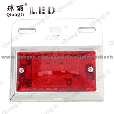 12V/24V LED Indicator Light 16leds Chorme