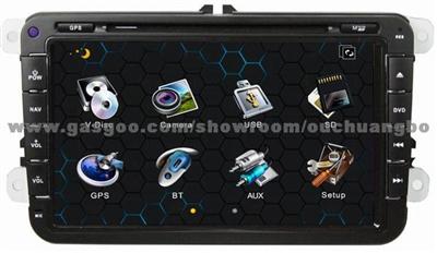 2 Din 8 Inch Car Auto DVD GPS For Volkswagen Magotan/Golf5/Gol6/ 2006-2012