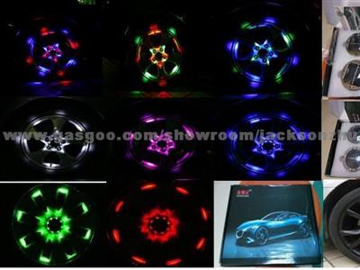 Solar Light For Wheel Of Car