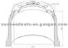 Brake Drum For SAF 1064019700