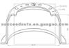 Brake Drum For SCANIA 0147 633