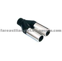 Dual Outlets Universal Exhaust Tail Pipe