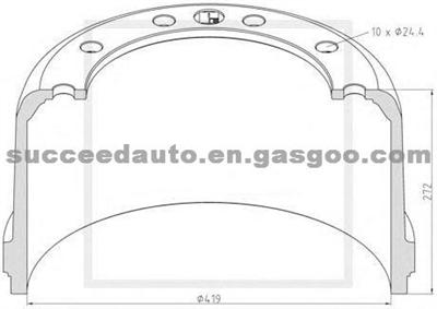 Brake Drum For ROR 21021114