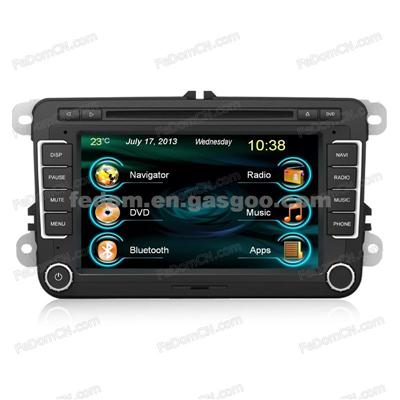 2 Din In Dash Car DVD Player GPS Nevigation With Bluetooth For VW Tiguan