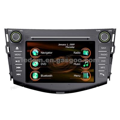 Car Stereo DVD Monitor GPS System Special For TOYOTA RAV4 With Bluetooth\ Touch Screen\ IPod Connectivity\ DVR\ DTV