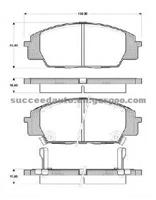 Brake Pad For Acura FDB1444
