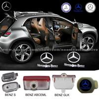 2X Latest Error Free Car Door Courtesy Projector LED Logo Light For BENZ