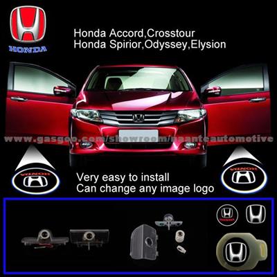 2X Latest Error Free Car Door Courtesy Projector LED Logo Light For HONDA