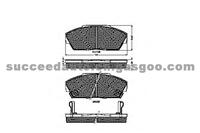 Brake Pad For Acura Honda D341-7235